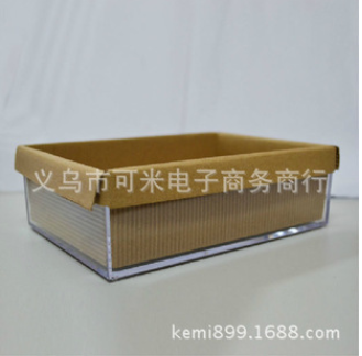 Japanese KM1109. Transparent cardboard storage box