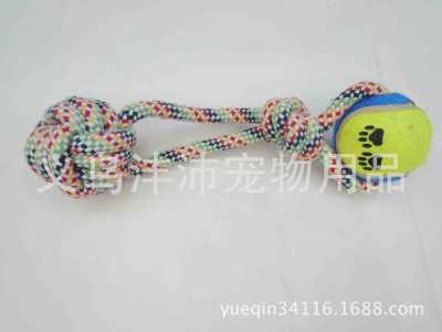 FP8126 resistance of cotton rope ball dog ball-biting molar | doesn't sound toys