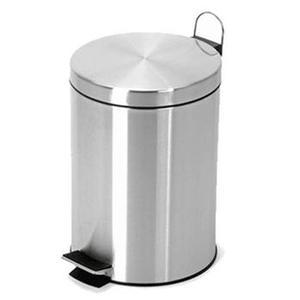 Stainless steel trash can flip trash the kitchen garbage can pedal bins
