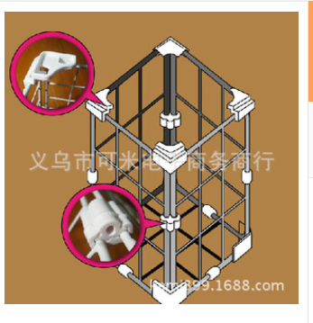 Japan KM 2011. Connection buckle of mesh plates (16 in total).