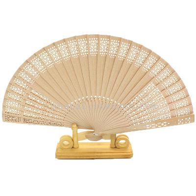 2015 new hollow 8 inch scented wood fan factory direct