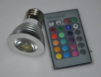 LEDLed lamp Cup 3W RGB dimmer lamp remote control lamp cup light Cup    stock