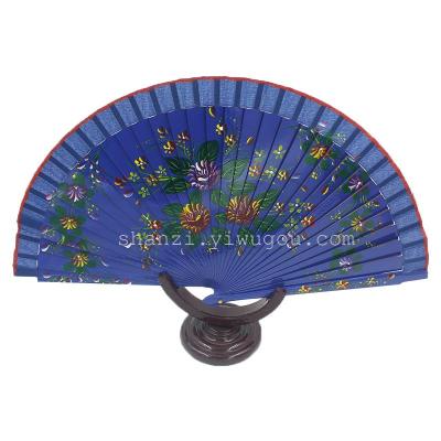 Nostalgia Edition Spain plate painting fan, supports customization.