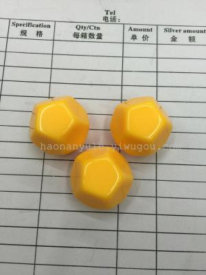 【Yiwu Haonan Sports】 12 face blank dice 2.5 cm acrylic dice LOGO