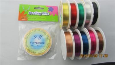 Colored copper wire