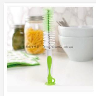 KM 2062 self contained double color spout brush suction cup brush nylon teapot brush bottle brush cleaning brush