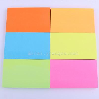 Color Fluorescent Rectangle Sticky Notes  Notes MC-9805