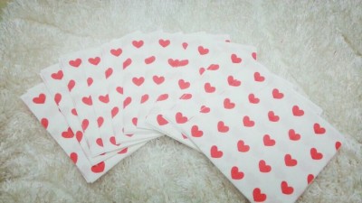 Peach Heart Series Color Napkins 100% wood Pulp High quality paper