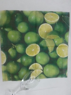 Fruit colored Napkins 100% wood Pulp high quality paper stains