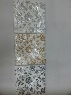 Flower Colored napkin 100% wood Pulp Paper towel with high quality