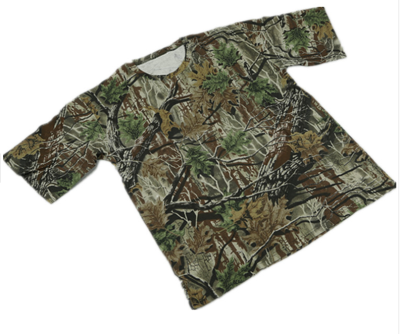 Bionic Camo t-leaf Camo hunting clothing outdoors summer camouflage t-bird suit with short sleeves cotton vest