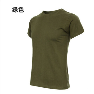 CQB outdoors monochromatic t-shirt cotton short sleeve t shirt sports fitness training for t-shirt short sleeve t-shirt