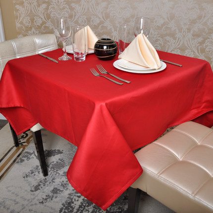 luxury fan western restaurant cafe hotel european-style solid color tablecloth cloth tablecloth for restaurant