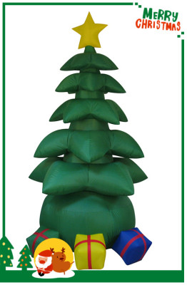 2.5 explosion models 9123 meters inflatable Christmas tree Christmas gifts Christmas decorations