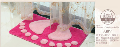 Suede floor mat floor mat water absorbance non - slip living room small carpet multi - color.