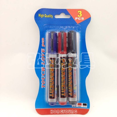 Marker oil pen 4 bag PVC 3-4 cards