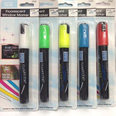 Electronic fluorescent liquid chalk Pen Highlighter glass Windows
