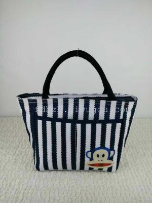 Factory direct new creative handbag denim lunch bag Tote ladies handbag