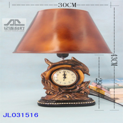  the creative home desk lamp Chinese ceramics with clock table lamp 24 from the batch