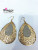 Pieces of iron electroplating earrings drop sticker factory in bulk