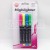 Slim 4 highlighters, yellow, Orange, green powder highlighter pen color marker