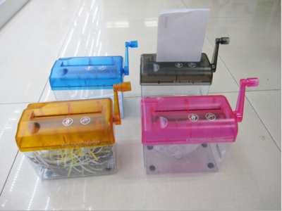 Creative shredders, manual hand crank paper shredder office stationery supplies factory direct