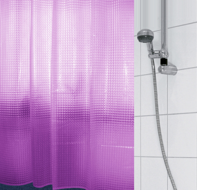 3D Plastic Shower Curtain 180 * 180cm Affordable