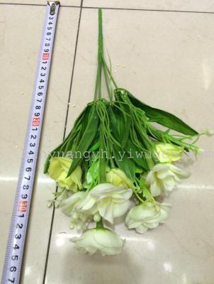 Artificial flower lies filming props living room decoration