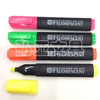 Highlighter pen 6-color black marker watercolor