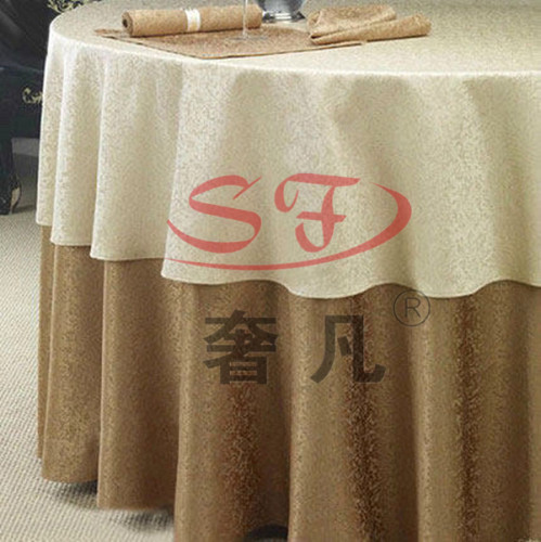 Hotel Restaurant Ding Room round Tablecloth Tablecloth Rectangular Table Cloth Chinese Fabric Craft