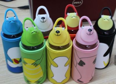 Color cute Cup straw Cup Cup insulated hot mineral water-proof Cup