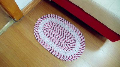 38 * 58 45 * 70 50 * 80 Handmade eco-friendly knitting acrylic worn oval