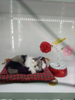 Simulation Cat Pillow Cat Car Decoration Furniture Accessories for Friends