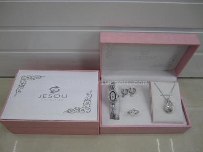 Watch beautiful ladies in gift box jewelry