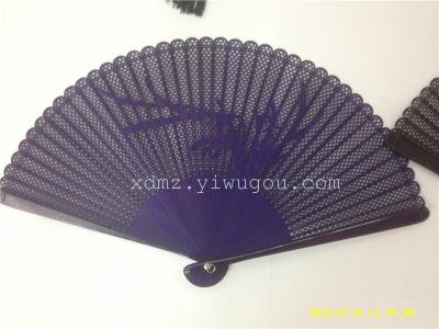 Upscale openwork carved bamboo fan yaxiang female fan, China children Mini fan fan fan