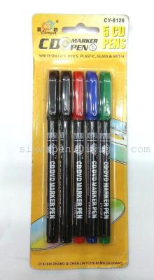 5 PCs blister card CD/DVD pens