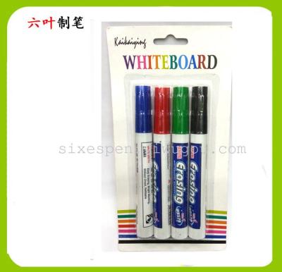 4pcs whiteboard marker pen dry earser marker pen 