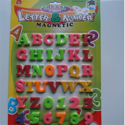 Children's canvas upper refrigerator accessories, medium magnetic letters stickers