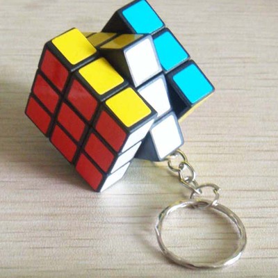 (5) this is the key ring rubik's cube rolflexible puzzle toy
