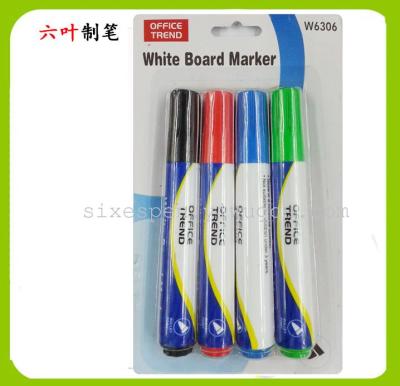 4pcs whiteboard marker pen dry eraser marker pen