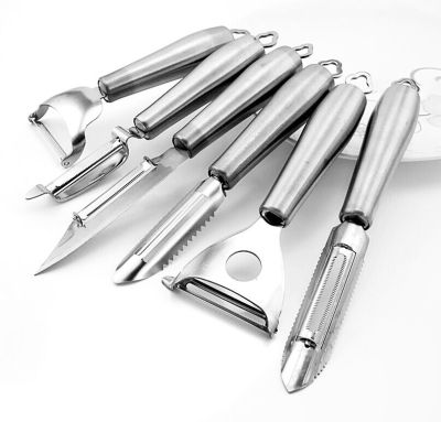 Peeler peeler knife multi-purpose slicer with hollow handle stainless steel Planer knives kitchen supplies fruit Planer