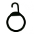 Jiajia Plastic Transparent Scarf Hook Tie Hook Scarf Hook 6644