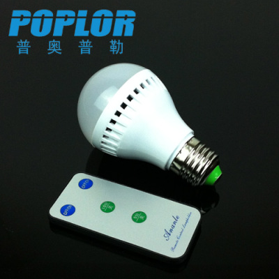 5W / LED infrared remote control bulb / timing remote control switch to control the intelligent LED light bulb 