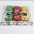 Bag children's plastic puzzle toy car cartoon labeled toy three bags back to the car business car
