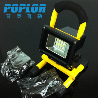 10W/ LED project light lamp / charge / portable LED flood light / projection lamp/outdoor lighting/Red and blue flashing