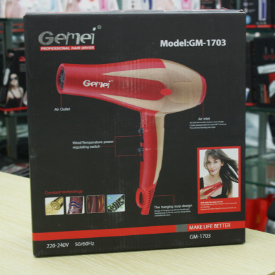 Gemei the Salon two high-power hair dryer hair dryer hair dryer hot wind factory outlet