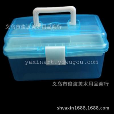 F-677 non-toxic small transparent toolbox of drug storage box