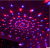 Crystal magic ball acoustics compartment pattern light bar stage light hemisphere, LED light laser lamp