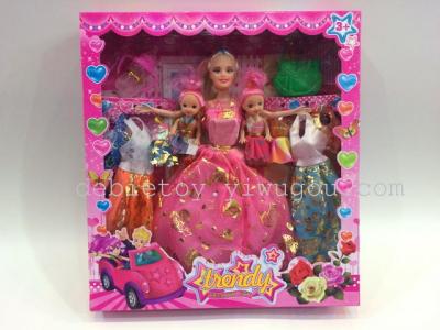 Barbie doll gift set