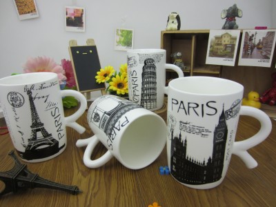 Buck star new high-grade matte ceramic mug Cup advertising creative water customized gift Cup